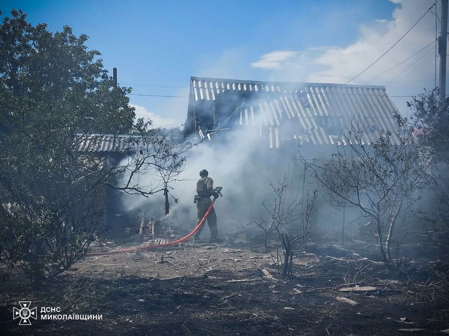 Пожары в Николаевской области 10-11 августа / Фото: ГСЧС Николаевской области