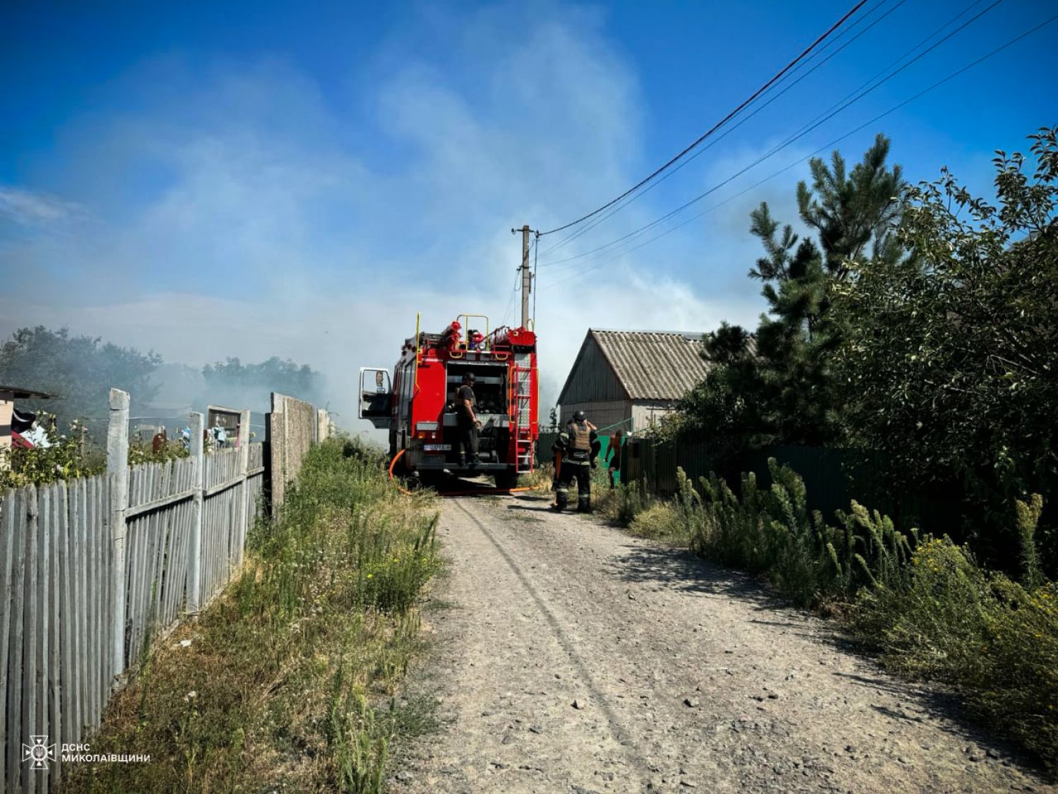 Пожежі у Миколаївській області 10-11 серпня / Фото: ДСНС Миколаївщини