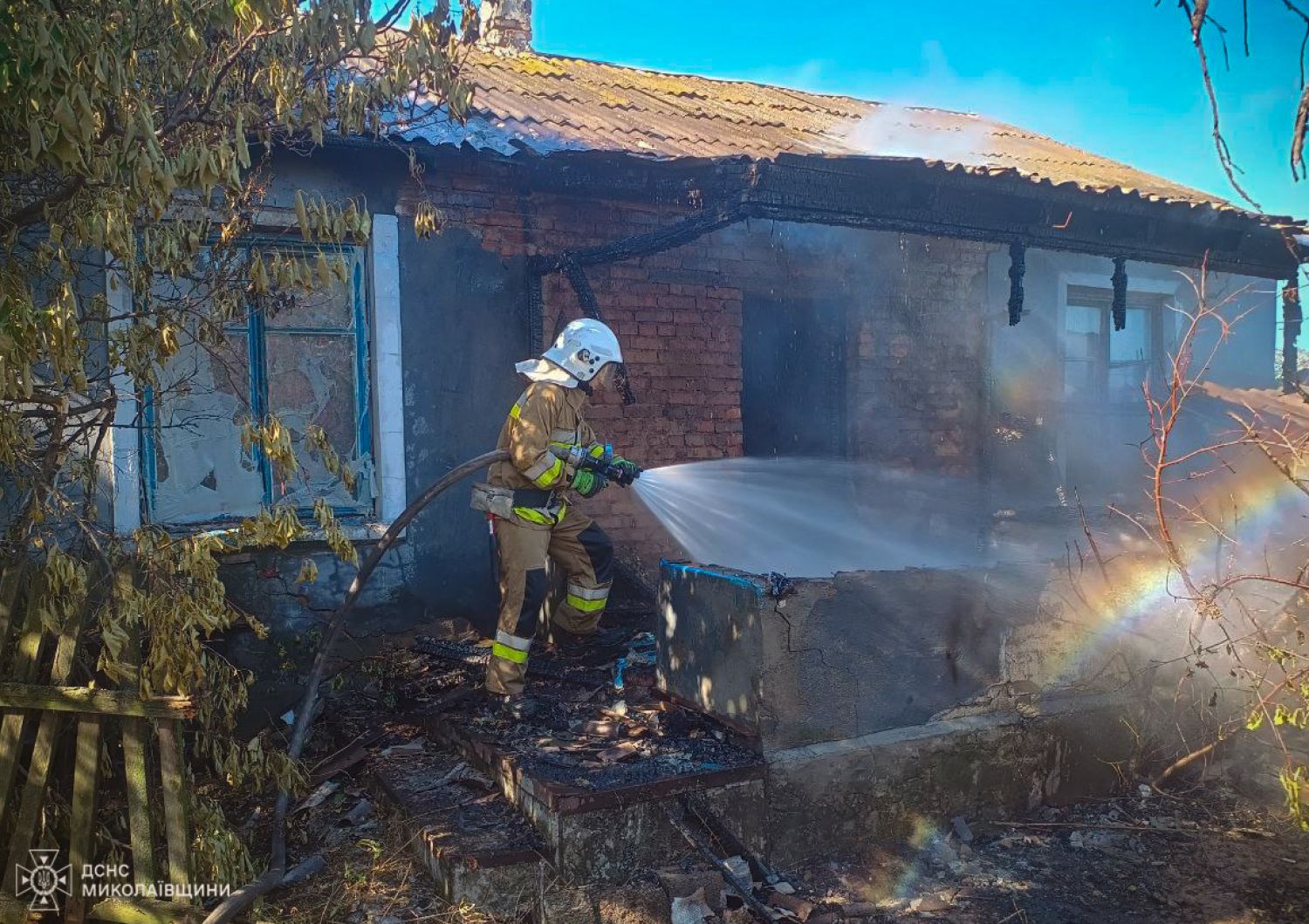 Пожар в Николаевской области 12-13 августа. Фото: ГСЧС Николаевской области