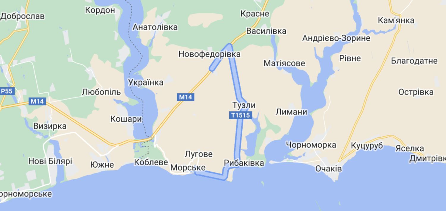 Автодорога Т-15-15. Скриншот из Google Maps