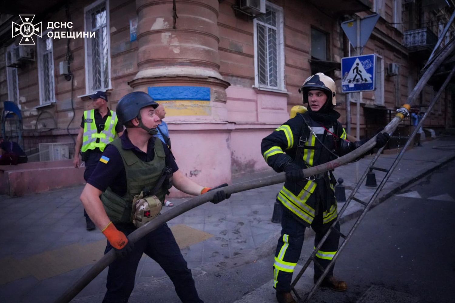 Пожар по улице Софиевской в Одессе 14 августа, фото: ГСЧС