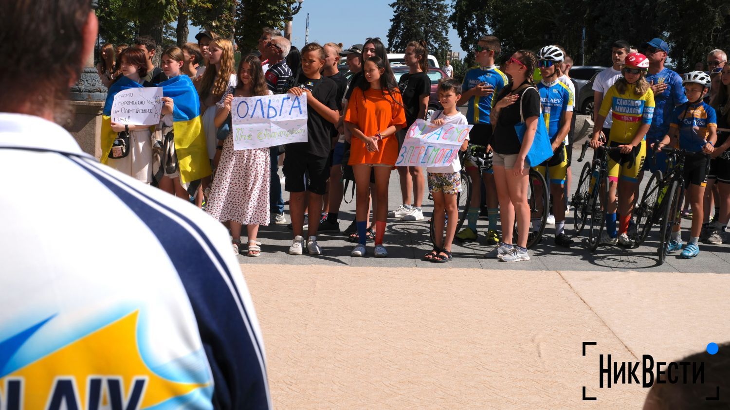 Meeting with six-time Olympic medalist in fencing Olga Harlan in Mykolaiv. Nikvesti's photo