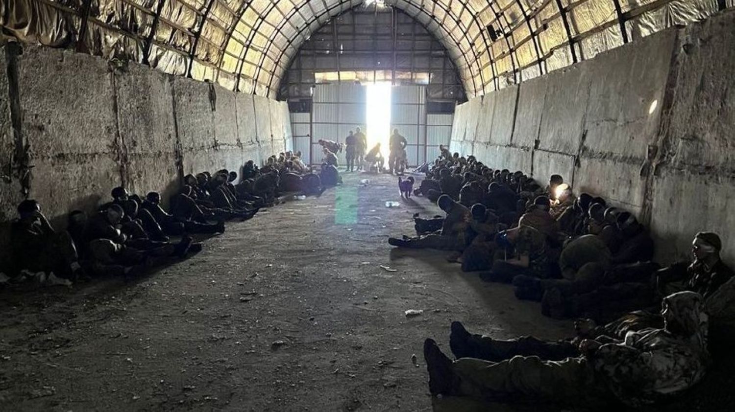 Russian prisoners in the Kursk region. Photo: «Public"