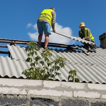 Restoration of houses in the Pervomaysk community, photo by Ihor Kopytin