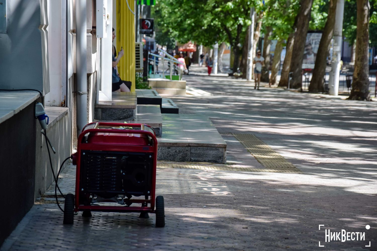 Generator on Cathedral Square in Mykolaiv / Photo: «NykVesty"