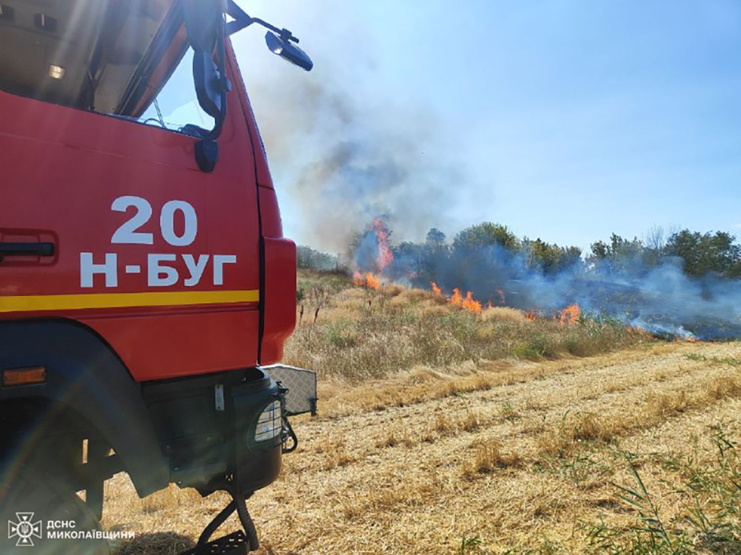 В Николаевской области за минувшие сутки гачали 33 пожара. Фото: ГСЧС