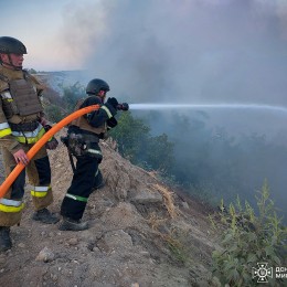 Пожары в Николаевской области 18-19 августа, фото: ГСЧС Николаевской области