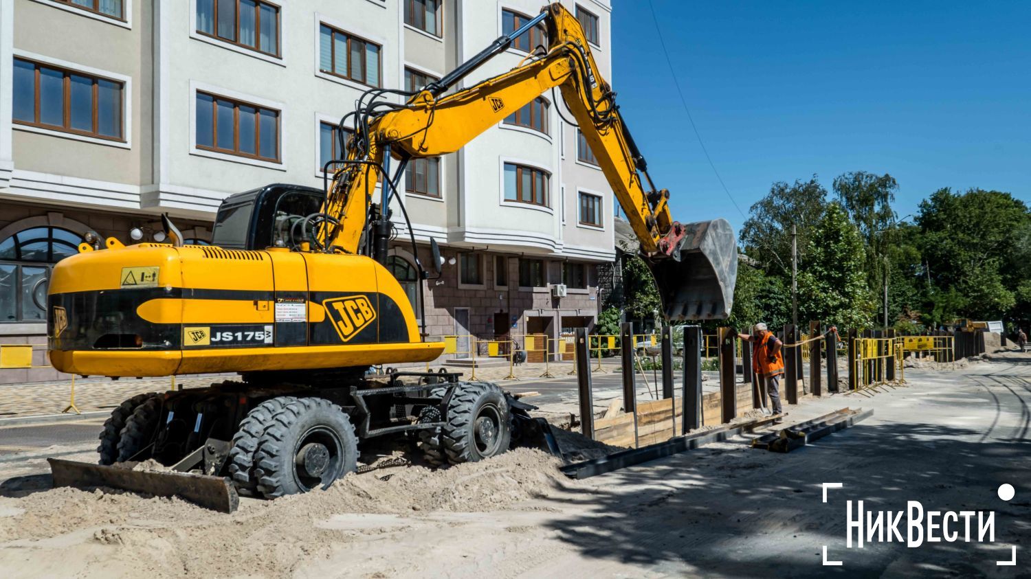 Роботи по заміні тепломереж на Московській та Дунаєва, фото НикВести