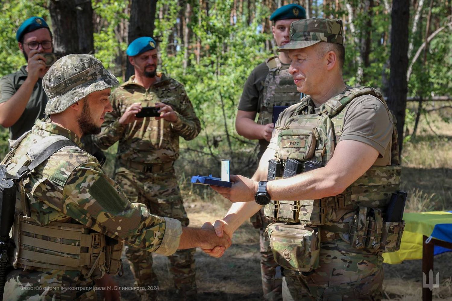 Церемонія нагородження миколаївських морпіхів, фото: 36 ОБрМП