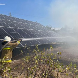 Fire in the Mykolaiv Region on August 19, photo: State Emergency Service of the Mykolaiv Region