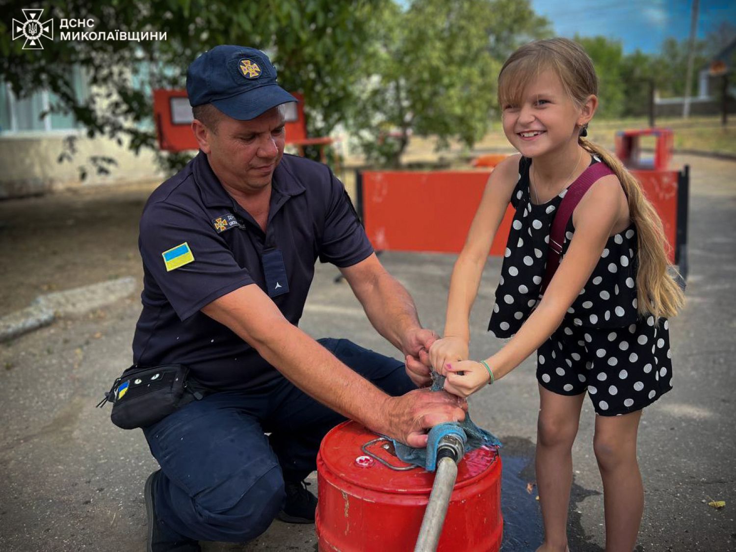 Мобільні класи безпеки продовжують працювати на Миколаївщині, фото: ДСНС Миколаївської області