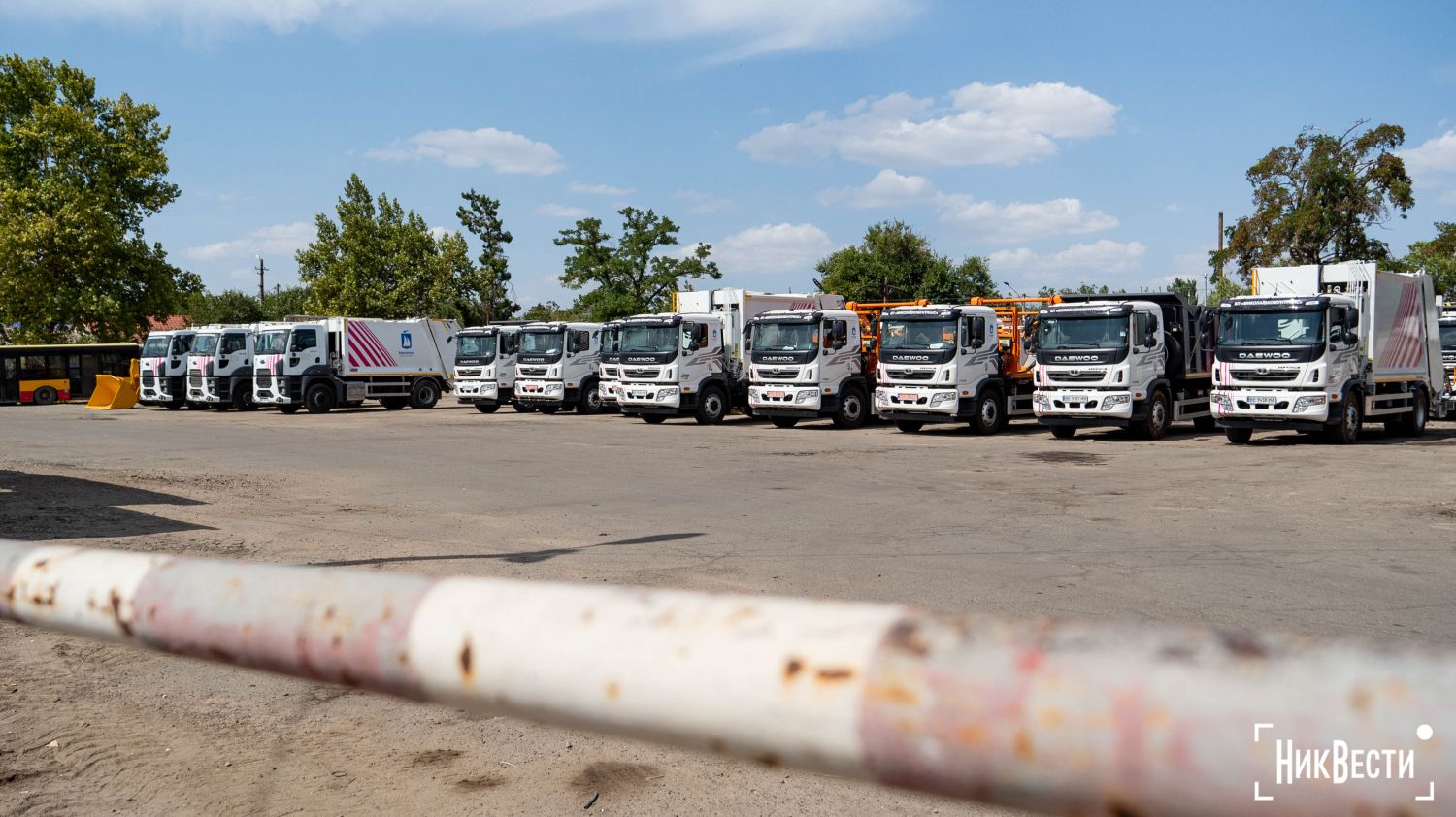 Нова техніка комунавльного підприємства «Миколаївкомунтранс», червень 2024 року, фото «НикВести»