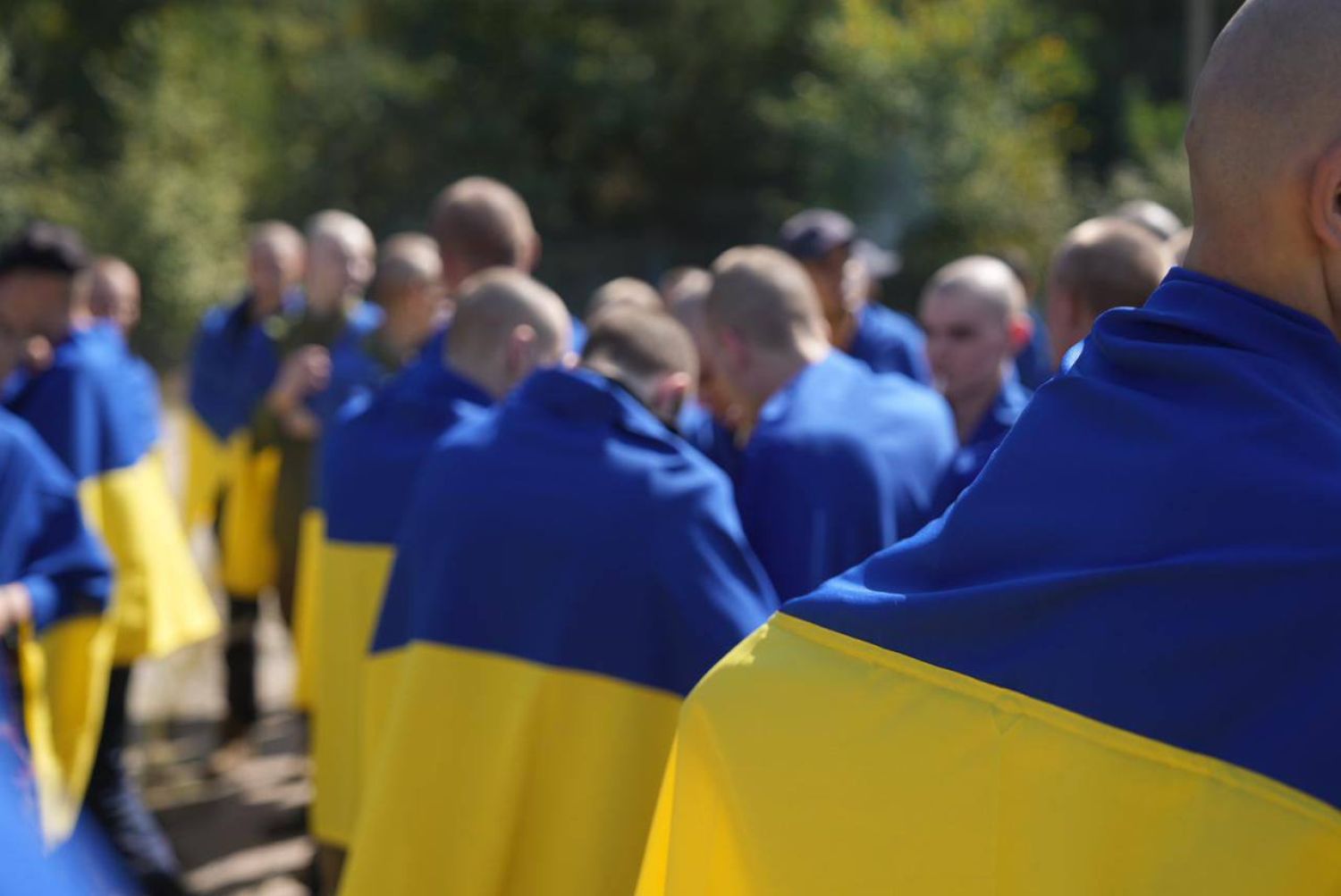 115 Ukrainian soldiers were returned from Russian captivity. Photo from the page of Volodymyr Zelenskyi