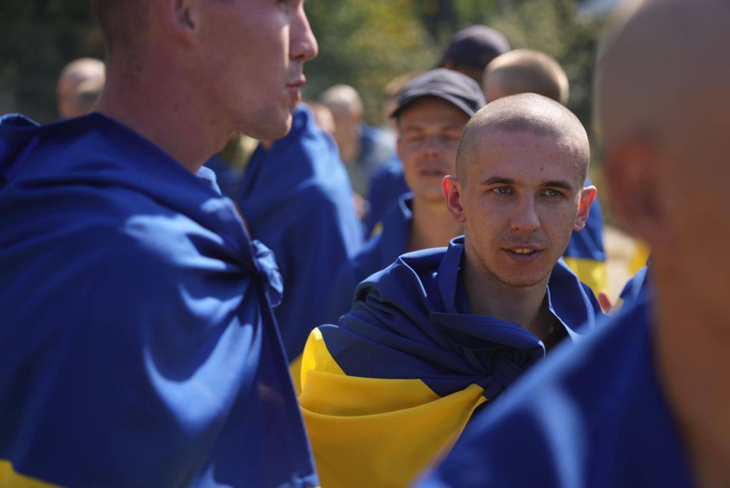 115 Ukrainian soldiers were returned from Russian captivity. Photo from the page of Volodymyr Zelenskyi