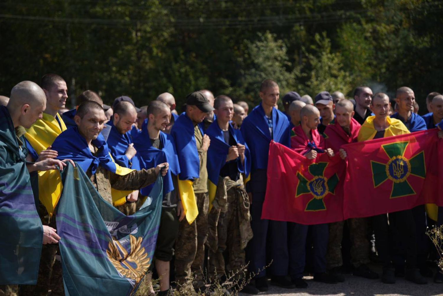 115 Ukrainian soldiers were returned from Russian captivity. Photo from the page of Volodymyr Zelenskyi