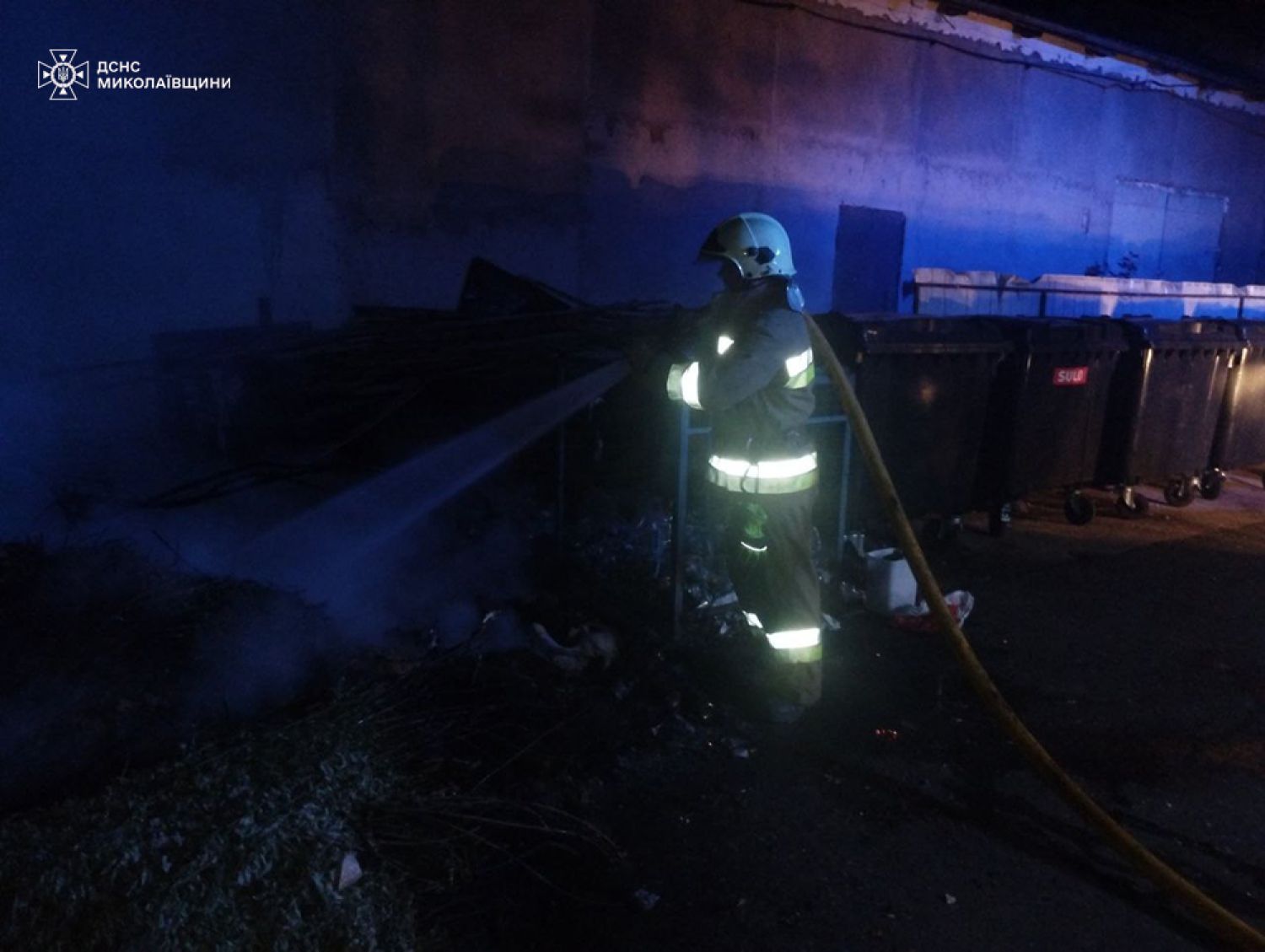 Пожар в Николаевской области 25-26 августа. Фото: ГСЧС Николаевской области