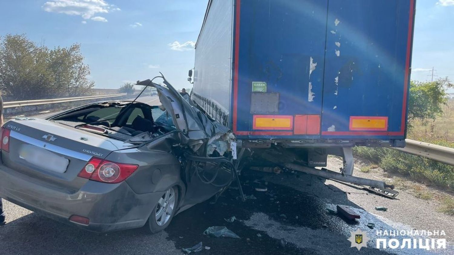 ДТП в Николаевской области. Фото ГСЧС и полиция