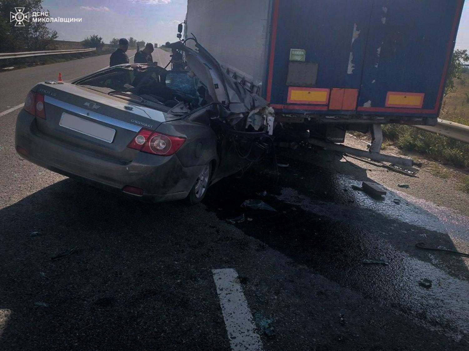 ДТП в Николаевской области. Фото ГСЧС и полиция