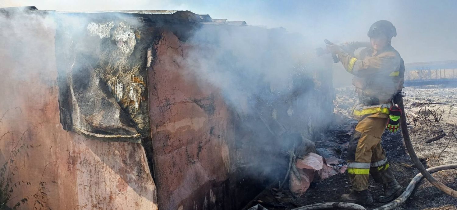 Пожар в Николаевской области 26-27 августа. Фото: ГСЧС Николаевской области