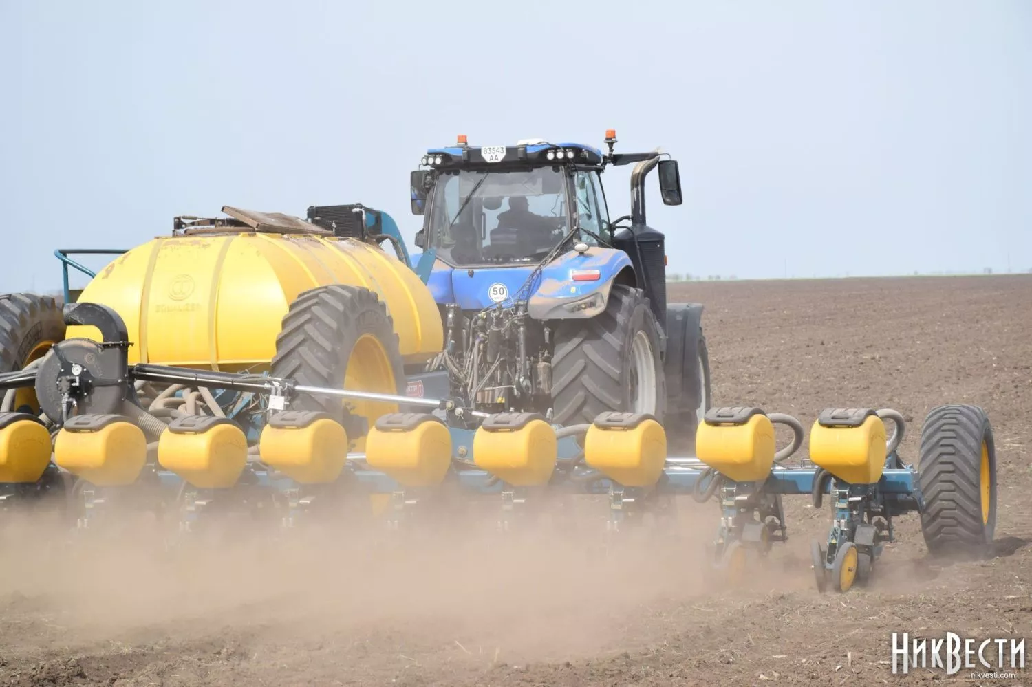 Cultivation of the lands of the Mykolaiv region. Photo: Nikvesti