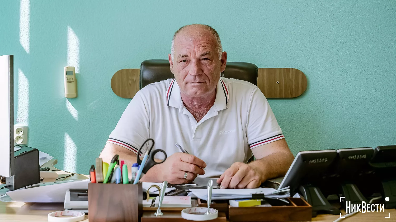 Oleh Travkin, head of the Office for Emergency Situations, photo: «NykVesty"