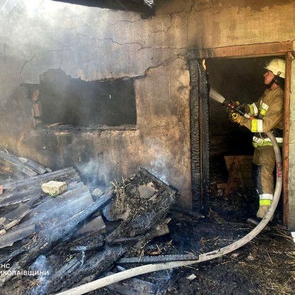 Пожары в Николаевской области, фото: ГСЧС