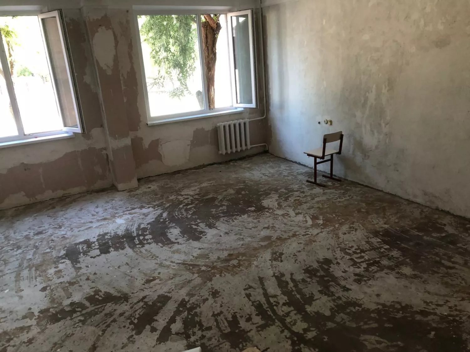 In Mykolaiv Lyceum No. 55, an inclusive space is being built. Photo: Mykolaiv City Council