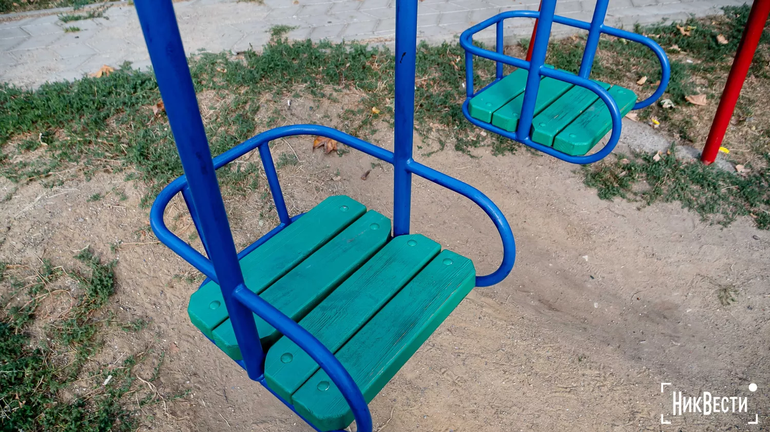 Children's playground in Korabelny district, August 2024, photo «Nikvesti"