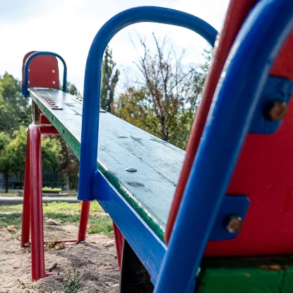 Children's playground in Korabelny district, August 2024, photo «NykVesty"