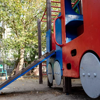 Children's playground in Korabelny district, August 2024, photo «NykVesty"