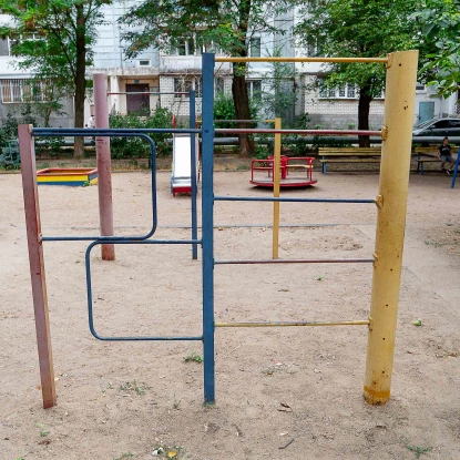 Children's playground at 43 Rayduzhna Street, August 2024, photo «NykVesty"