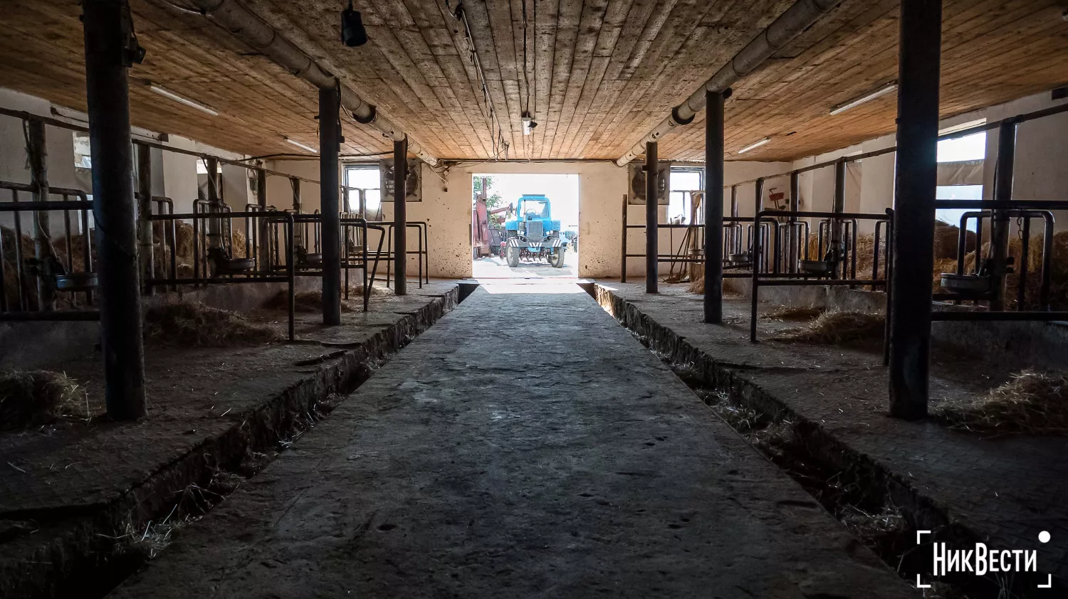 The territory of the farm in the village of Loktsyne. Photo: Serhiy Ovcharyshyn, «NikVesti"