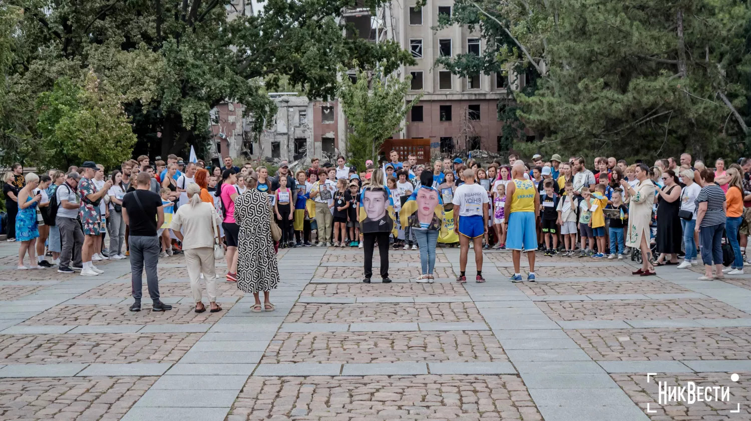 Забег в честь павших защитников и защитниц, фото: Сергей Овчаришин, НикВести