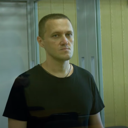 Gennady Herman is offered to exchange for captured marines, screenshot from the story Suspilne.Odesa