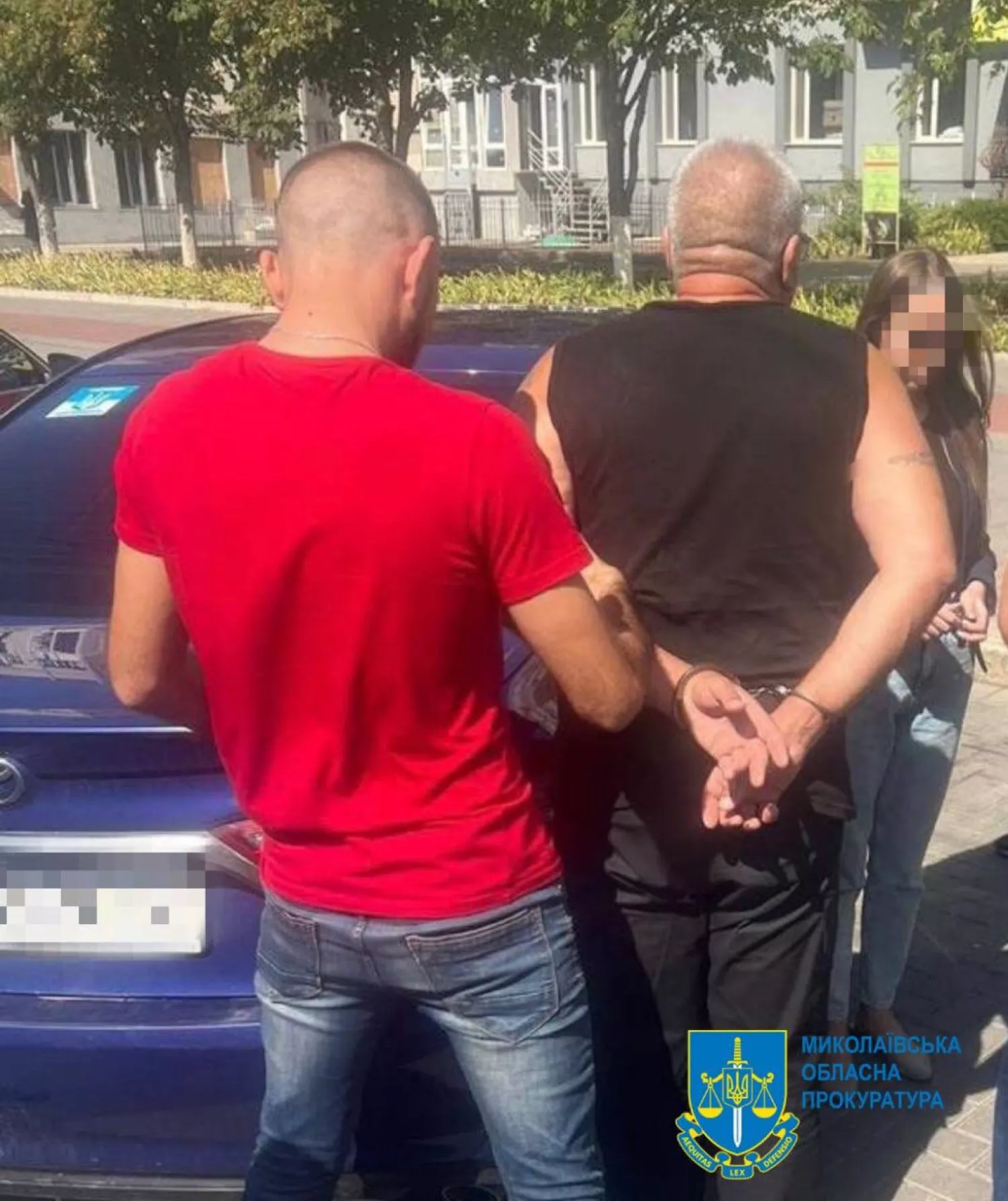 In Mykolaiv, a suspect was detained in the organization of the scheme of illegal departure of conscripted men abroad. Photo: Prosecutor's Office of the Mykolaiv Oblast