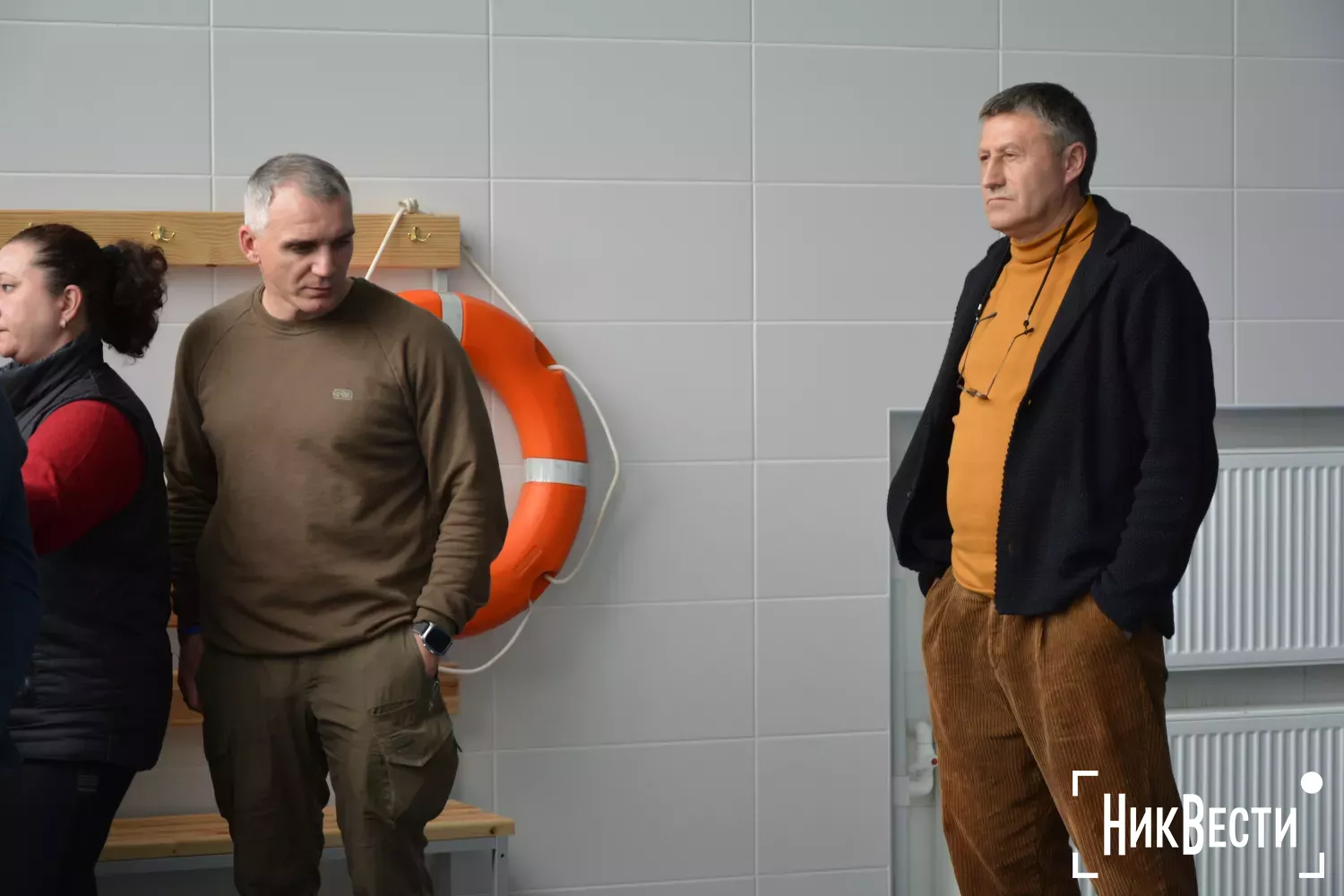 Mayor Oleksandr Sienkovych inspected the pool before its opening in 2023. Archive photo of «MykVisti"