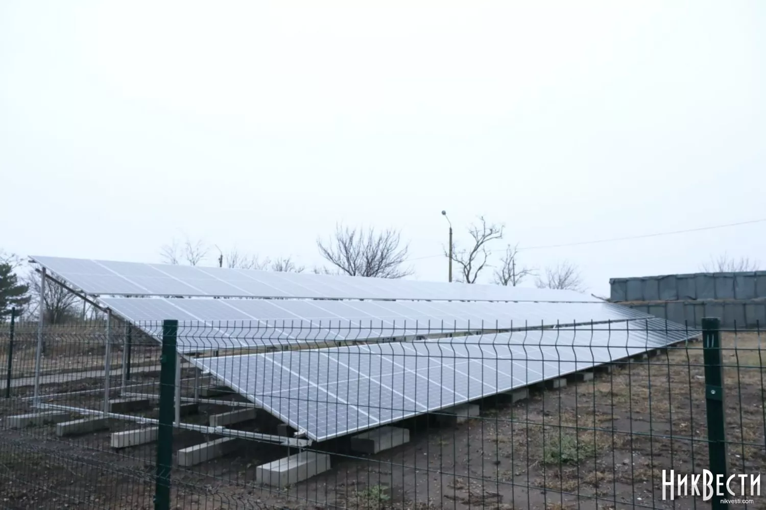 Solar panels in the hospital in Berezanka, photo: «MykVisti"