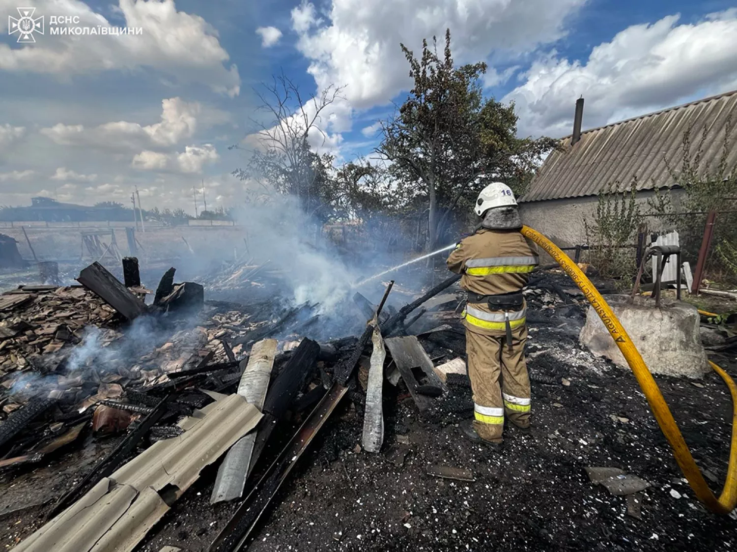 Пожежі на Миколаївщині 10-11 вересня. Фото: ДСНС Миколаївщини