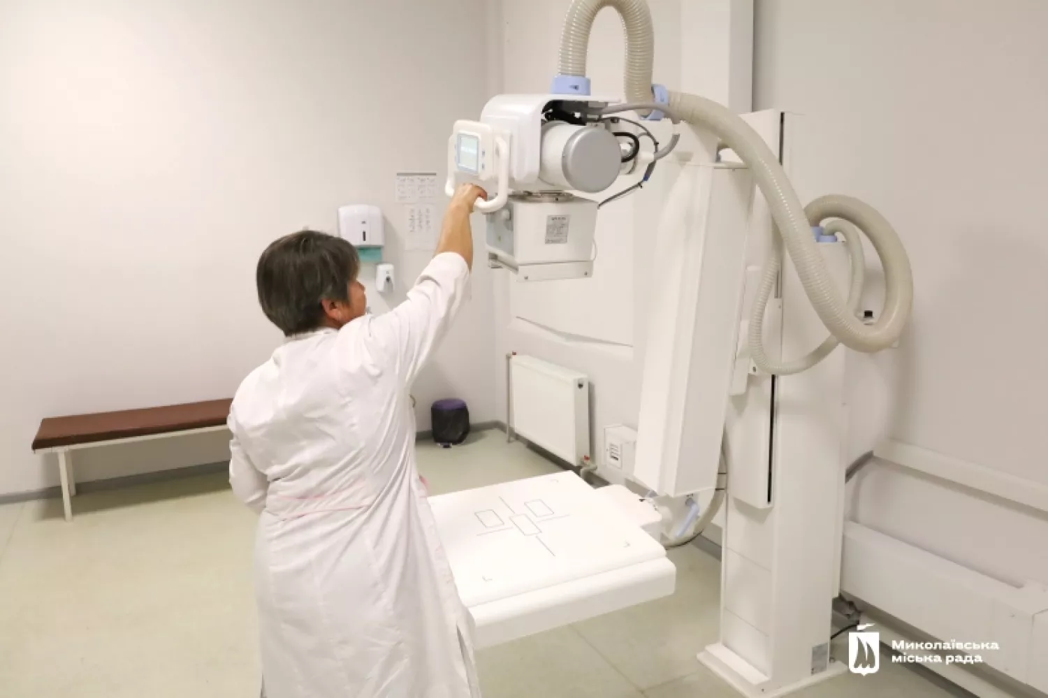 In the Mykolaiv Hospital No. 1, an updated X-ray room with modern equipment was opened. Photo: Mykolaiv City Council