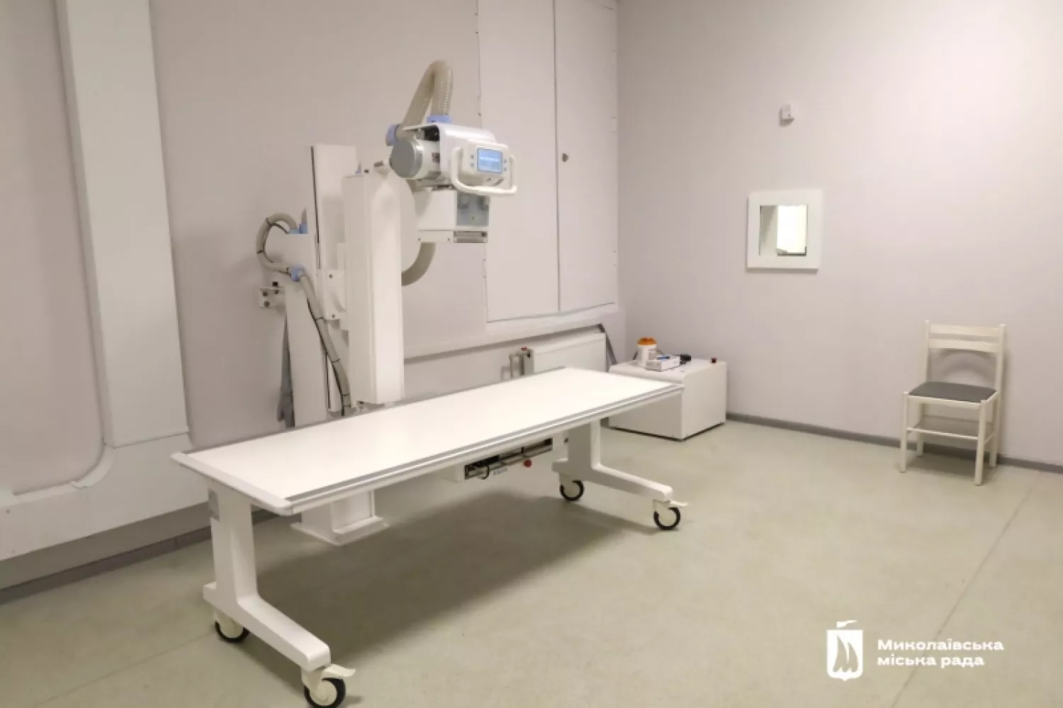 In the Mykolaiv Hospital No. 1, an updated X-ray room with modern equipment was opened. Photo: Mykolaiv City Council