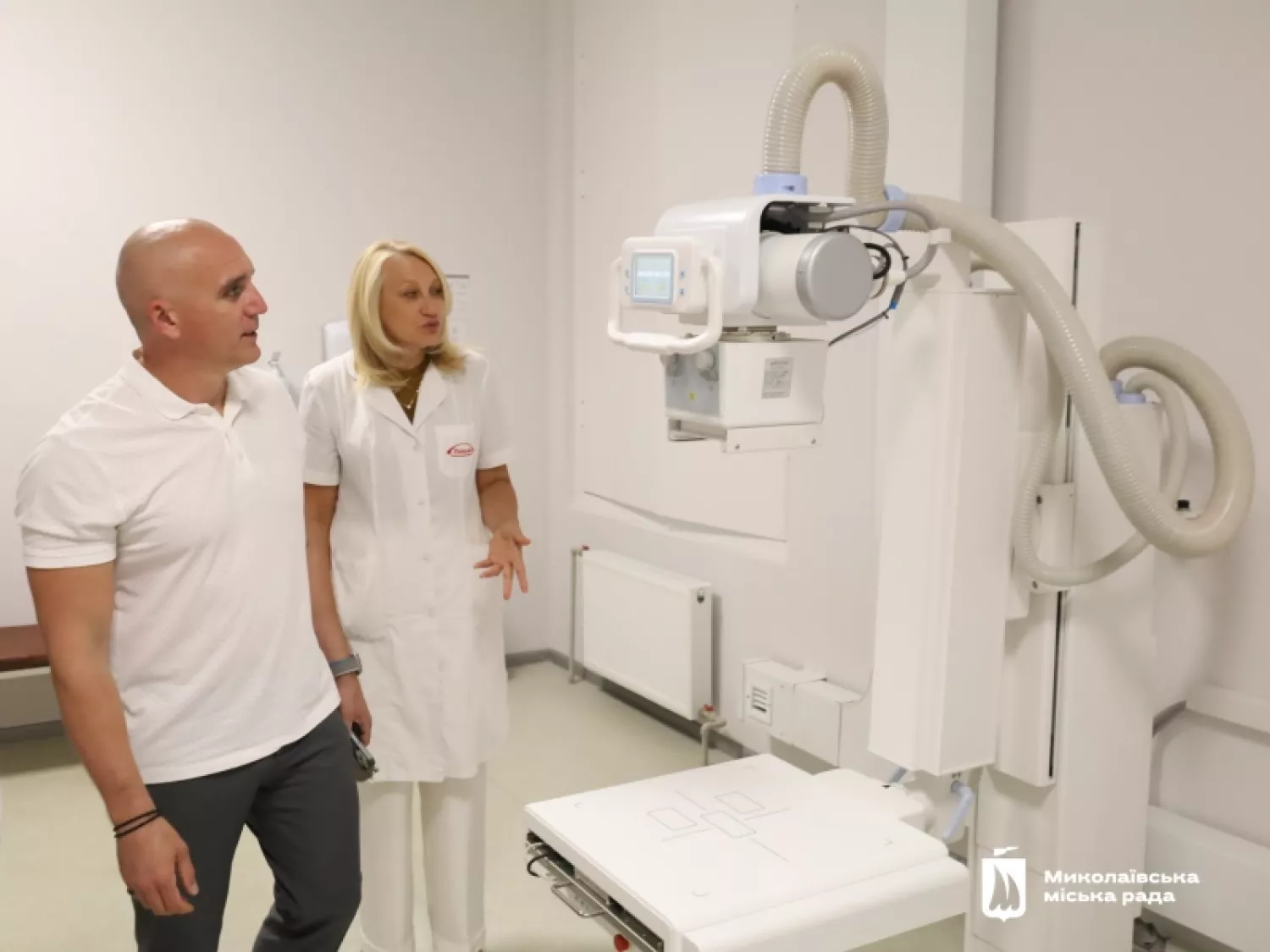 In the Mykolaiv Hospital No. 1, an updated X-ray room with modern equipment was opened. Photo: Mykolaiv City Council