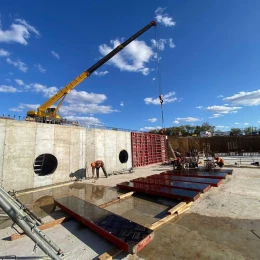 Construction of the main water pipeline «Ingulets - Southern Reservoir». Photo: Infrastructure Restoration and Development Service.