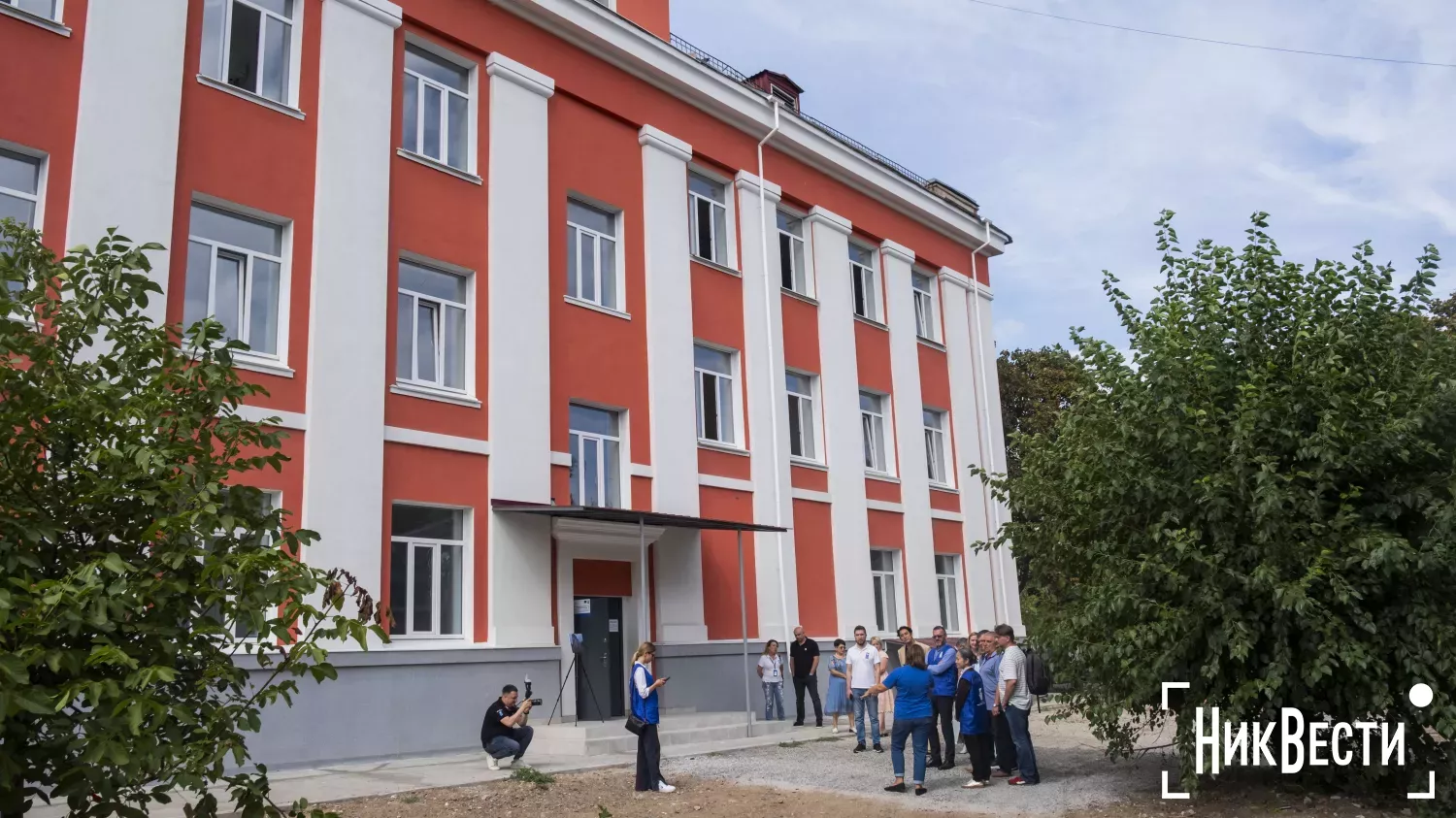 UNDP in Mykolaiv inspected the completion of works at the Mykolaiv Vocational Physical Education College, photo: «MykVisti"