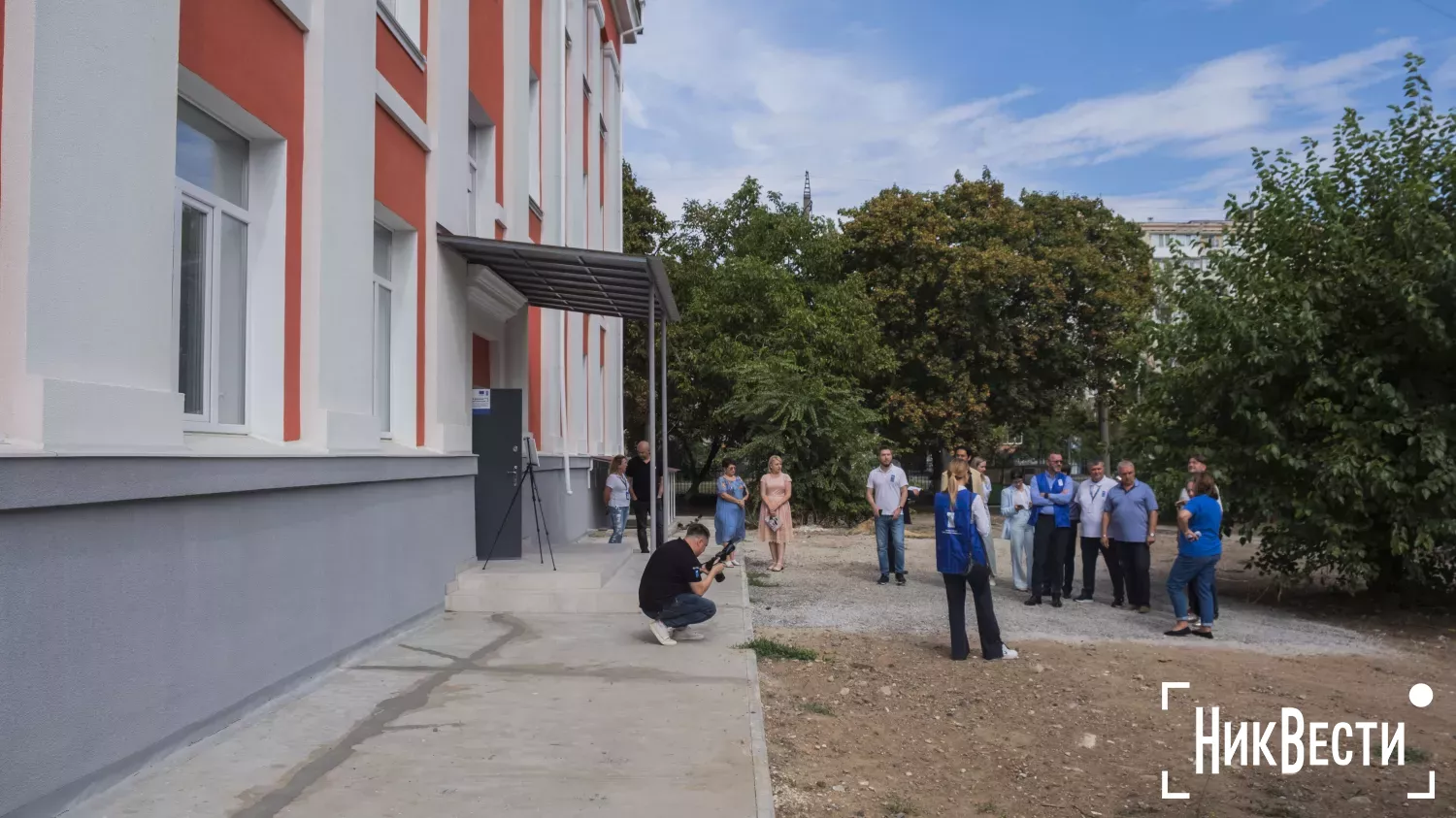 ПРООН в Николаеве осмотрели завершение работ в Николаевском профессиональном физкультурном колледже, фото: «МикВести»