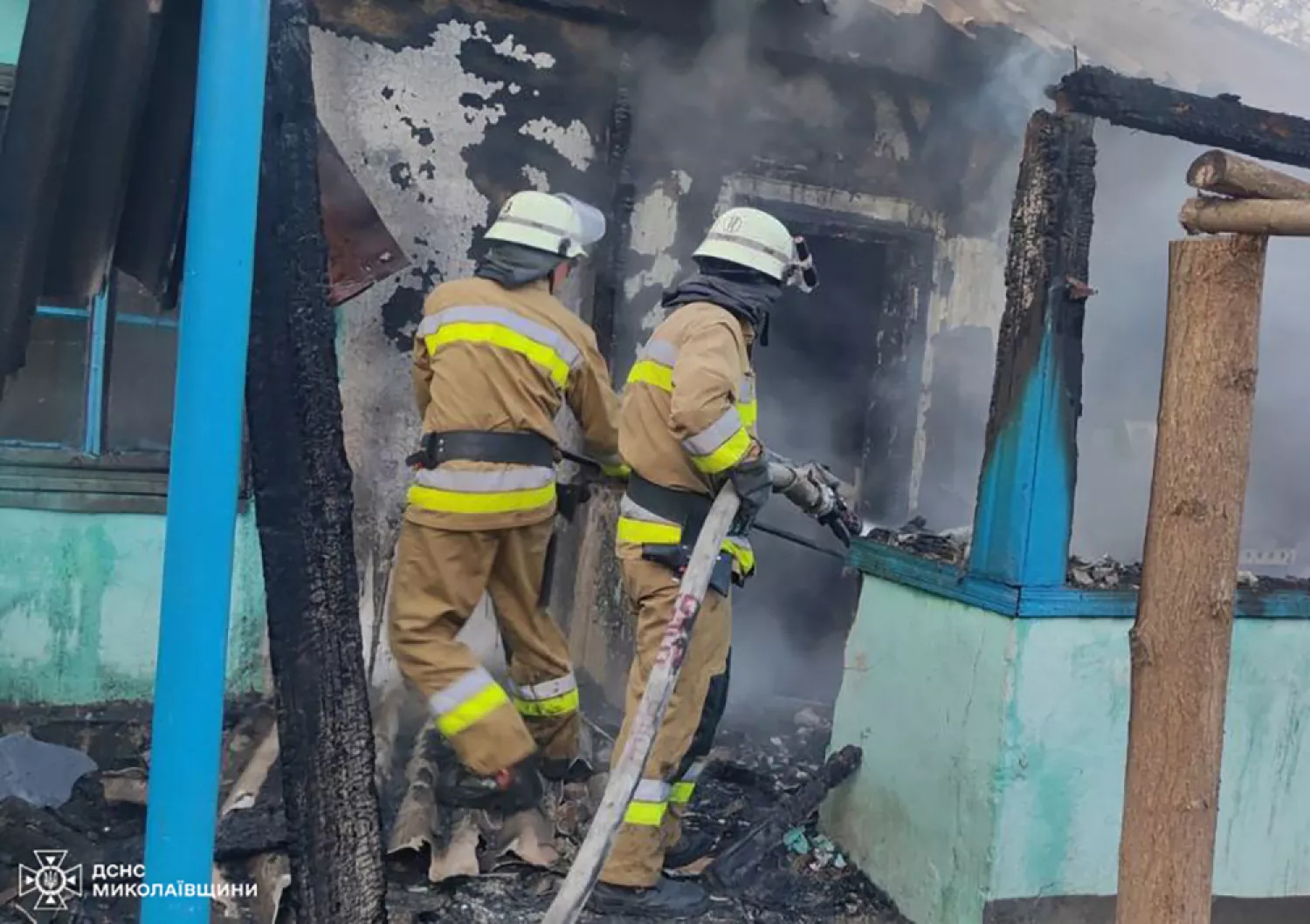 Пожар в Николаевской области 13 сентября. Фото: ГСЧС Николаевской области