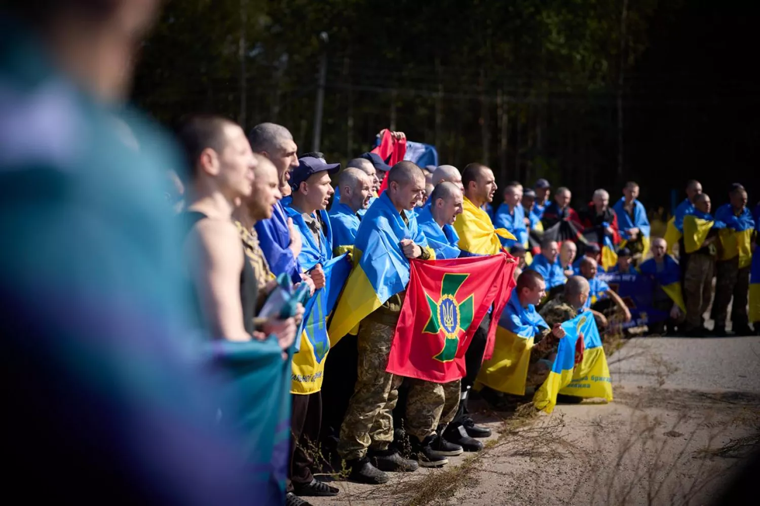 Україна повернула з російського полону 103 військових. Фото зі сторінки Володимира Зеленського