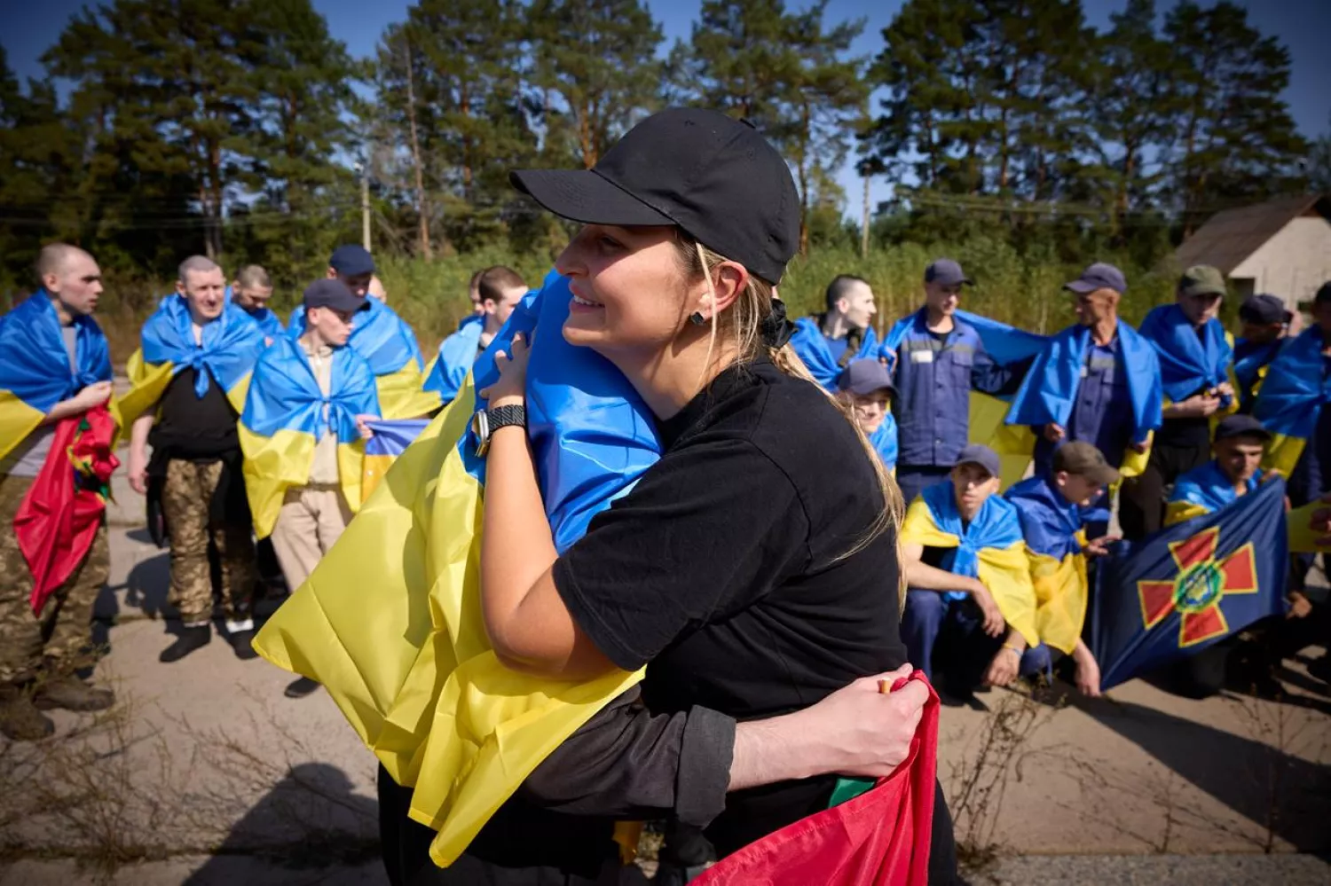 Украина вернула из российского плена 103 военных. Фото со страницы Владимира Зеленского