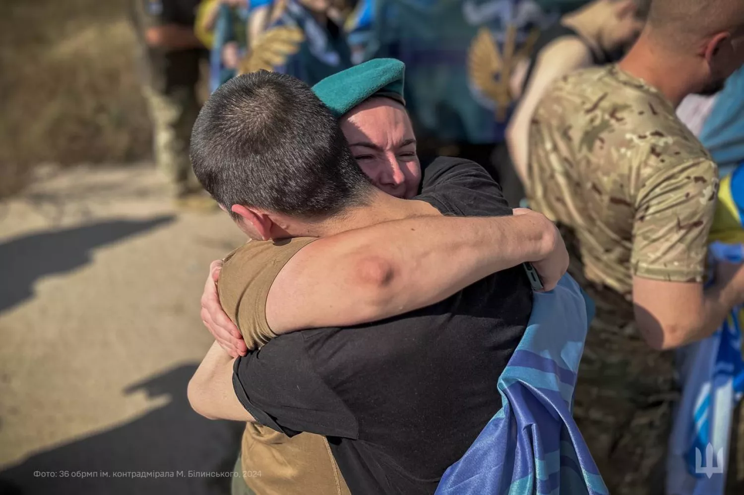 20 Mykolaiv marines returned from captivity. Photo: 36 OBrMP