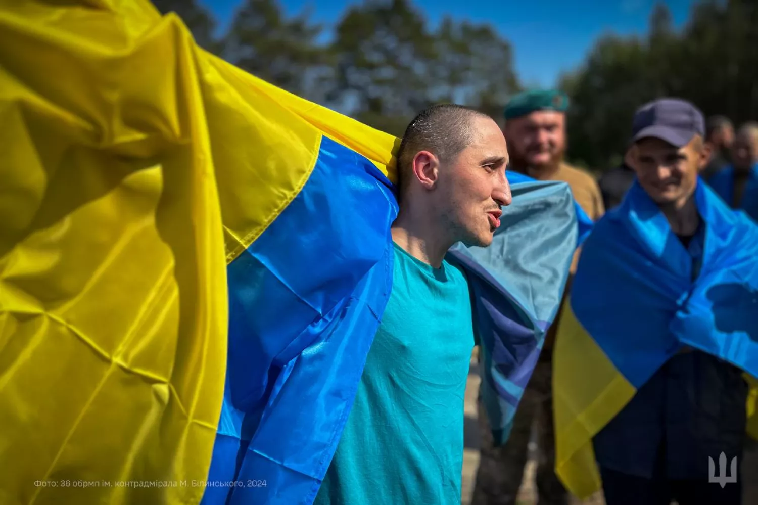 20 Mykolaiv marines returned from captivity. Photo: 36 OBrMP