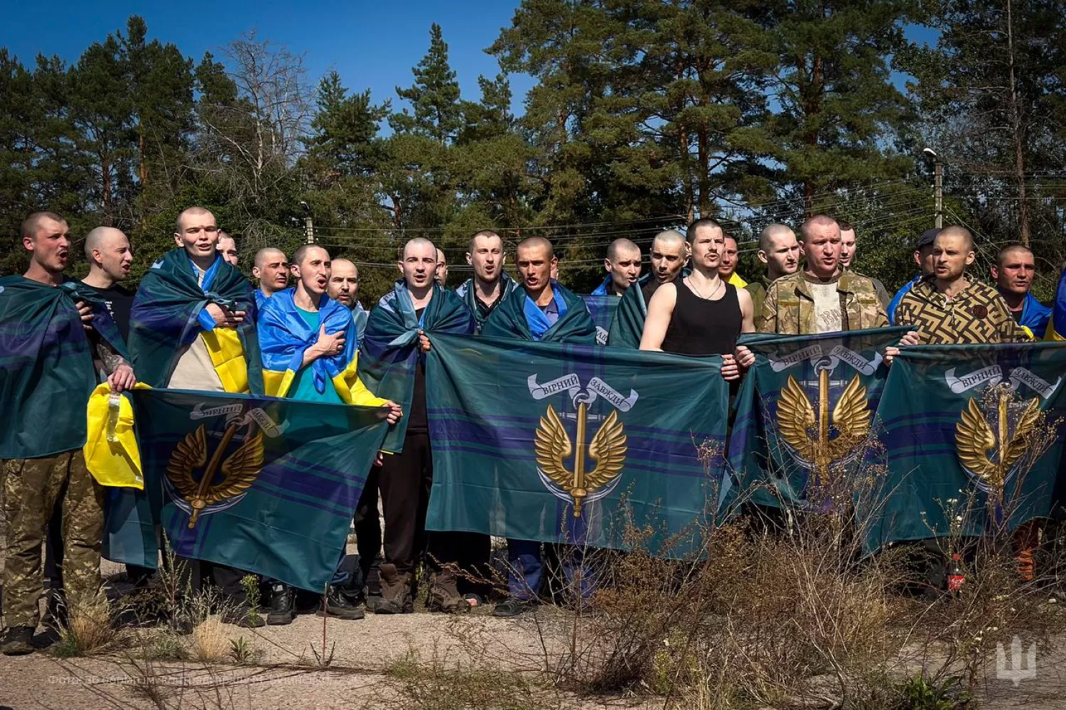 20 Mykolaiv marines returned from captivity. Photo: 36 OBrMP